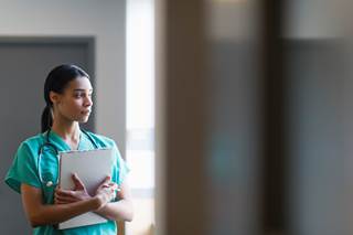 Many U.S. female health care workers, particularly women of color, live in poverty and lack health insurance. Many U.S. female health care workers, particularly women of color, live in poverty and lack health insurance.